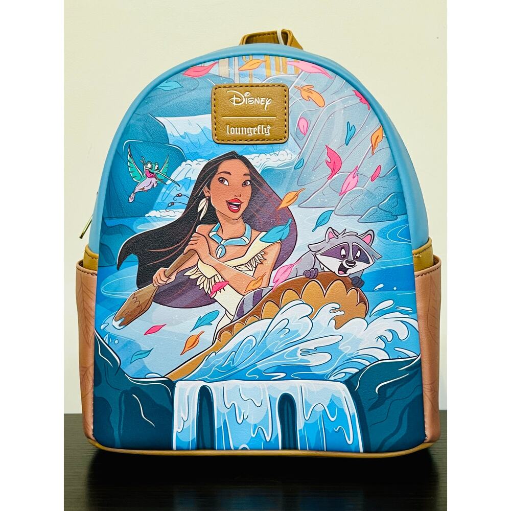 Loungefly Disney Pocahontas Riverbend Mini Backpack Meeko Flit